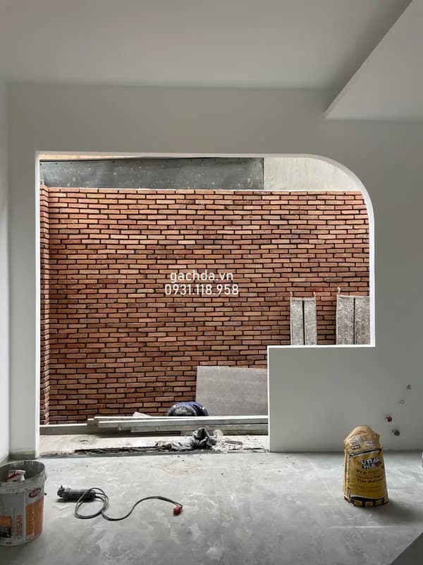 Gạch cổ ruột ốp tường 4x19-20 cm ốp trang trí