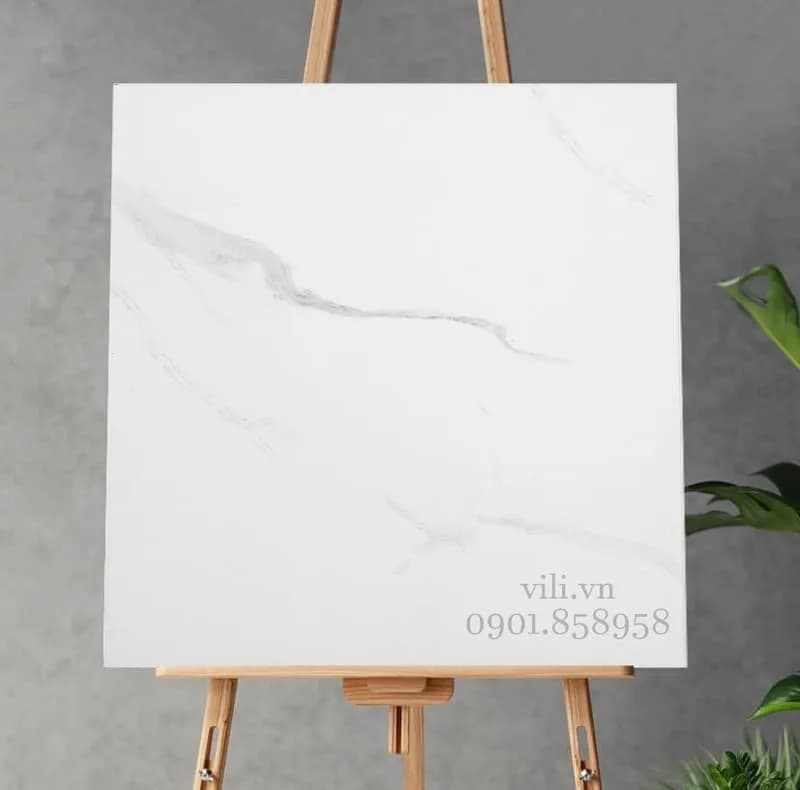 Gạch lát nền 30X30 Dacera VH3301 men nhám trắng vân mây