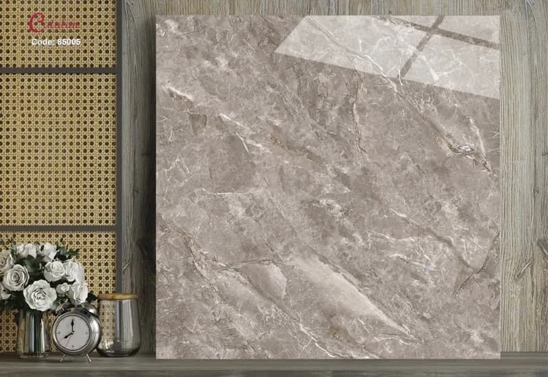 Gạch lát nền 80X80 Catalan 85005 đá bóng