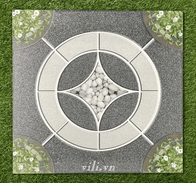 Gạch lát sân vườn 50X50 SV5514M men nhám