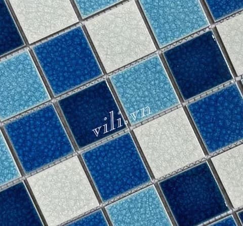 Gạch trang trí mosaic men rạn MHG 953