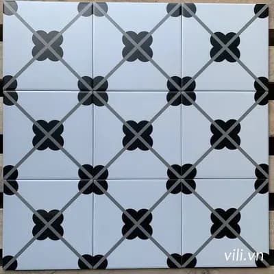 Gạch bông lát nền 20x20 VL203 cổ điển