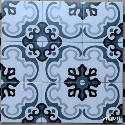 Gạch bông lát nền 20x20 VL205 cổ điển