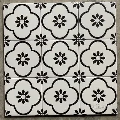 Gạch bông lát nền 20x20 VL2086  cổ điển