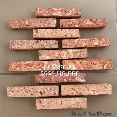 Gạch cổ ruột ốp tường 4x19-20 cm ốp trang trí