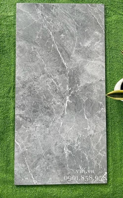 Gạch lát nền 60X120 BD 121002 bóng vân đá xám