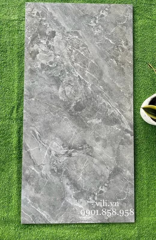 Gạch lát nền 60X120 BD 121003 bóng vân đá xám