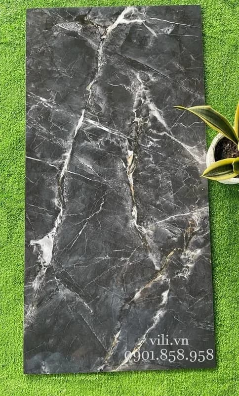 Gạch lát nền 60X120 BD 121004 bóng đen tia chóp