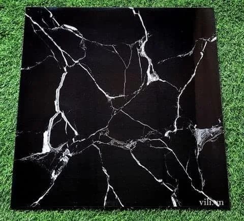 Gạch lát nền 60x60 CMC PTK68006 đá bóng đen tia chóp