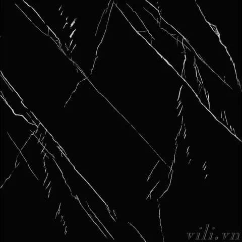 Gạch lát nền 60x60 Mikado DIM63003 Đen Tia Chớp Đá bóng