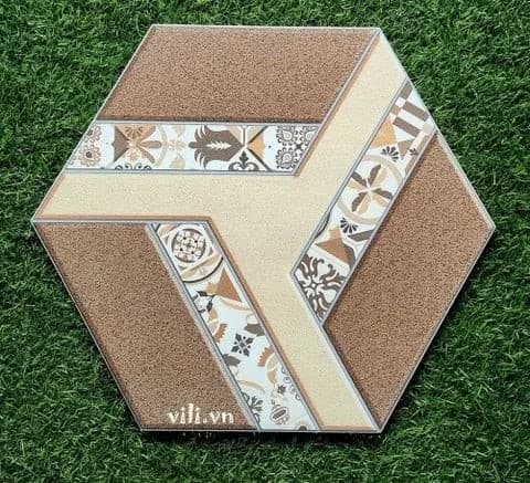 Gạch lát sân lục giác 6x25x50 Dacera DAS4502