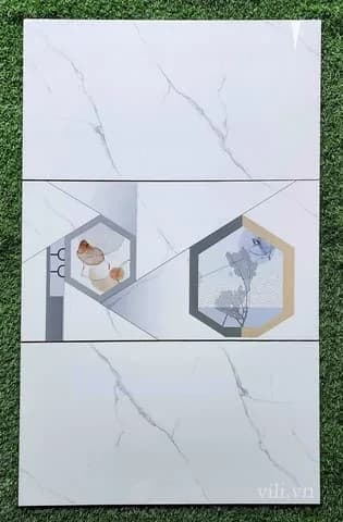 Gạch ốp tường 40x80 CMC PPD4080006 - PPD4080007 đá siêu bóng